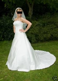 # 2384 - Brautkleid von Sincerity Bridal, Gr. 40, ivory